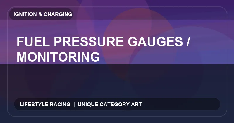 Fuel Pressure Gauges / Monitoring